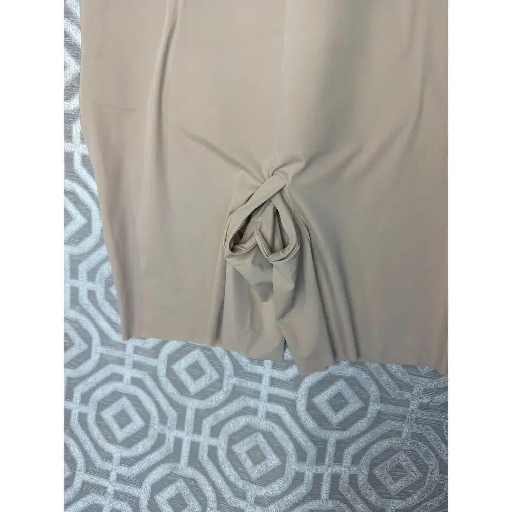 Cacique‎ NWT Level 3 Max Contour Open Bust Thigh Shaper Shapewear Nude 18/20 2X